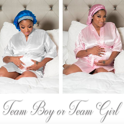  Toya Wright reveals the gender of her baby and a quick glimpse of the child