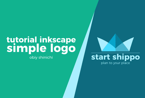 Simple Logo dengan teknik Union dan Difference pada Inkscape