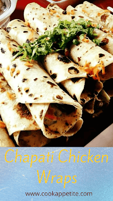 A scrumptious mouthwatering roll made using chicken and vegetable filling wrapped using a Chapati,served with garlic sauce.A second Chapati Chicken Wrap on this website and it came out perfect.