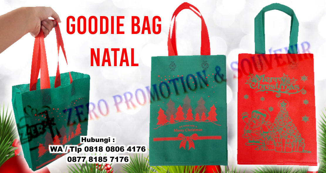 Jual Tas Natal Goodie Bag Natal Sekolah Minggu Ready 