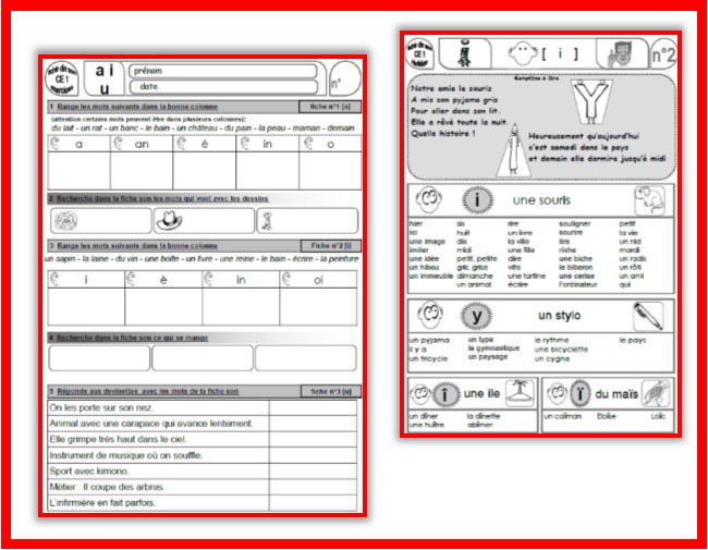 Ipotame Tame Ce1 Etude Des Sons Lecture Et Exercices