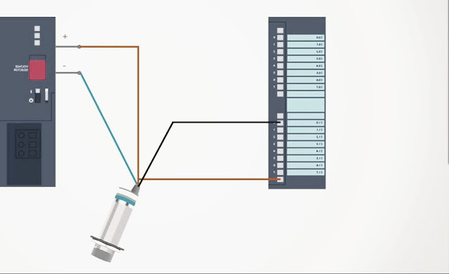 como conectar un sensor a un plc