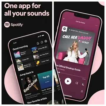 Spotify offline music app for iPhone