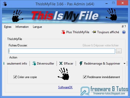 ThisIsMyFile : un logiciel portable pour débloquer facilement les fichiers verrouillés dans Windows