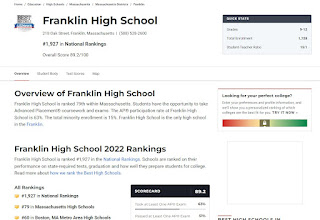 screengrab of the FHS page