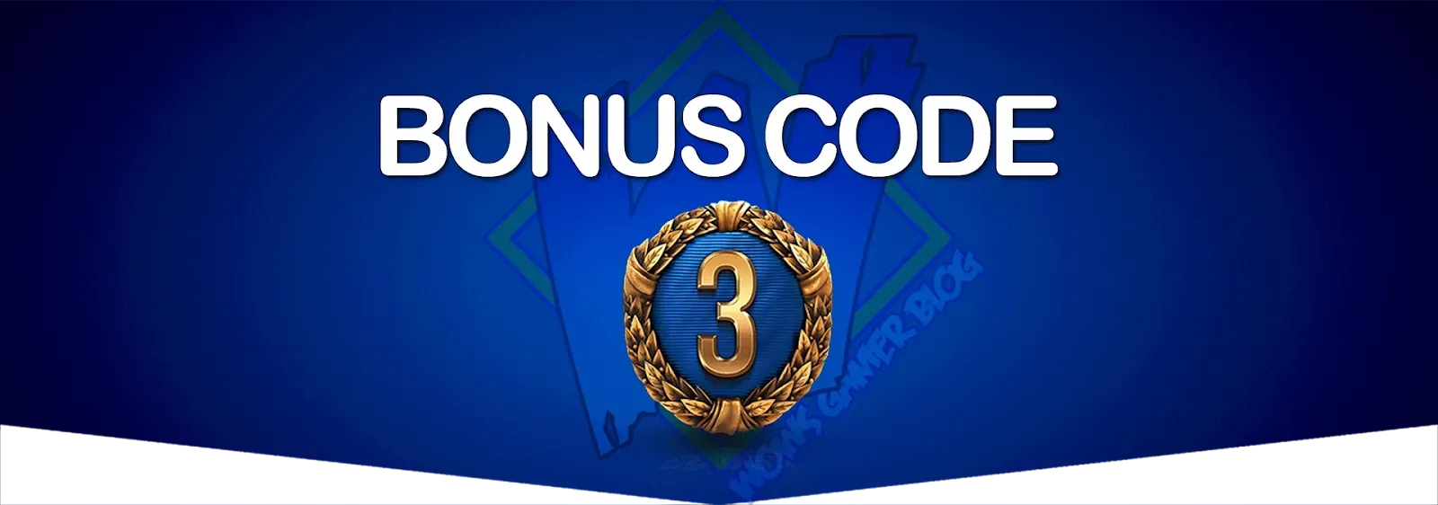 image of bonus code header