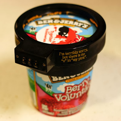 Ice-cream lock. Cadeado para o gelado. Original gift