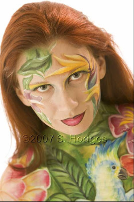 Jungle Mural Body Paint | Japanese Body Painting