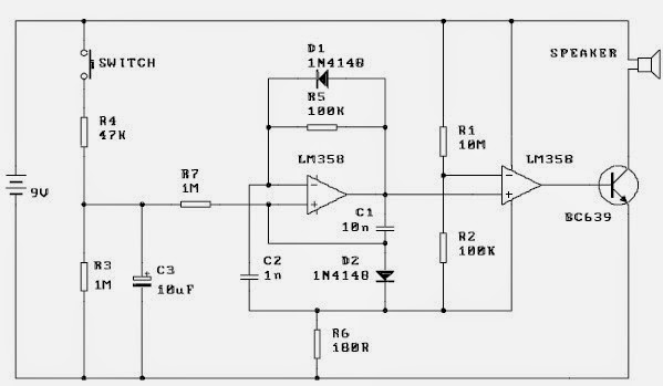 Siren Alarm Circuit Diagram