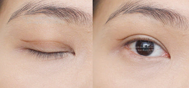 before and after photo of Kate Double Eyelid Remake Liner