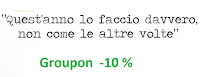 Logo Buono sconto del 10% applicabile su tutte le offerte Groupon