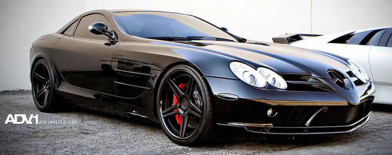 Mercedes SLR that has a stealth factor to it and is sure to fly by you 