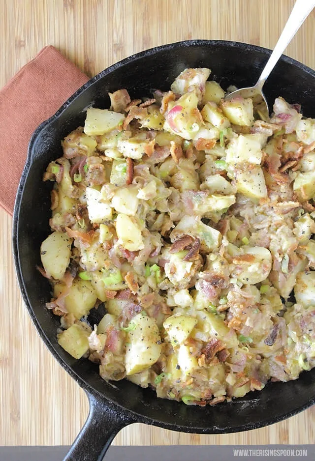 Hot German Potato Salad Recipe with Bacon