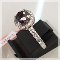 Jual Cincin Berlian Hitam Natural Black Diamond