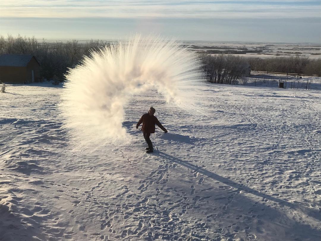 Frosty Day in Canada