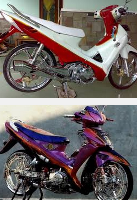  Foto gambar modifikasi motor honda supra x 125 supra fit 