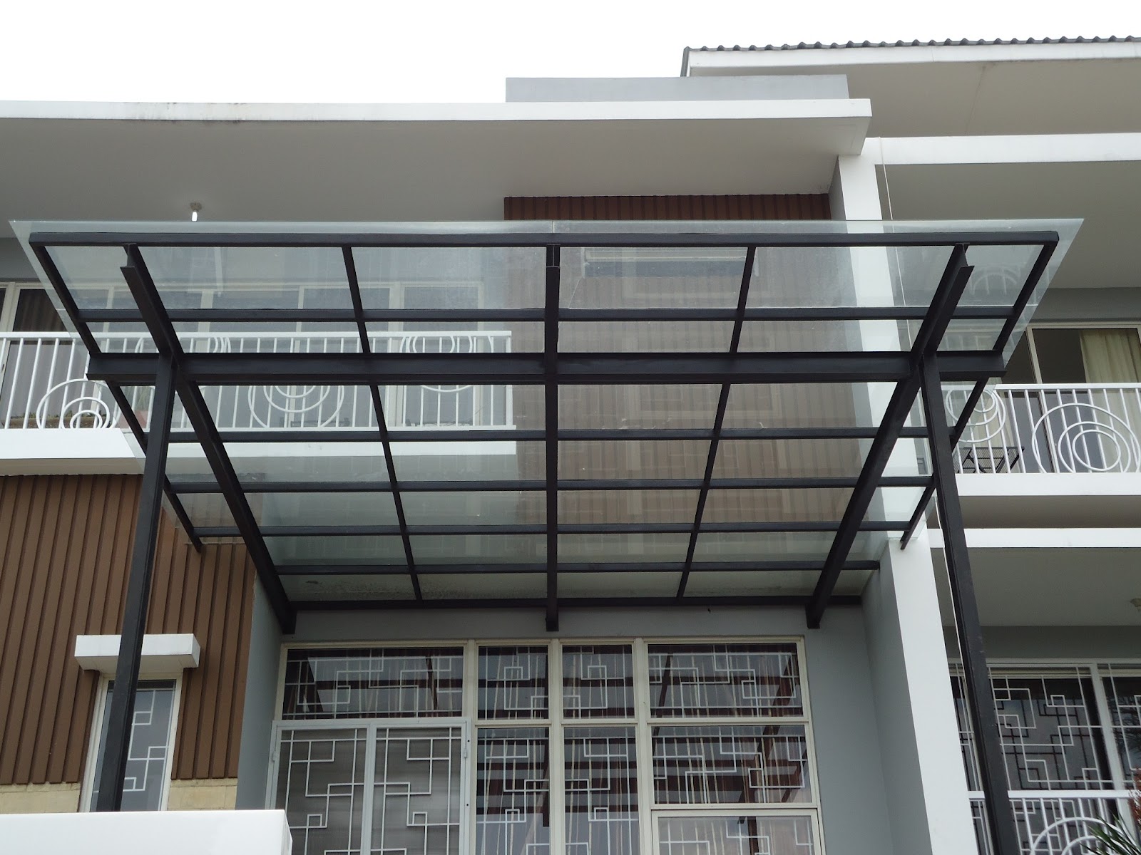 canopy kaca 1 Bengkel las dan Canopy minimalis