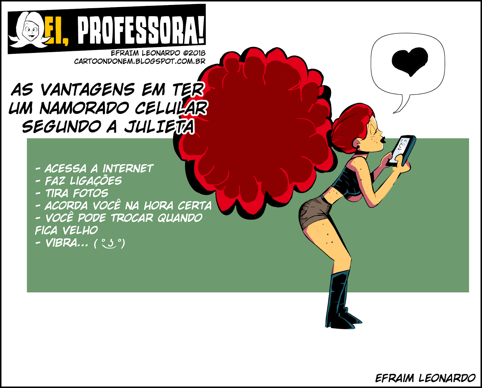 Professora em Quadrinhos