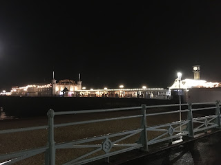 Brighton Pier all lit up