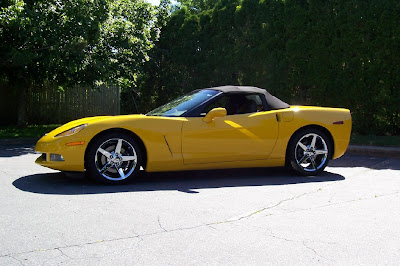 2005 Corvette Convertible Yellow