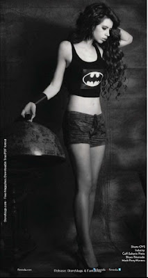 Hot Kalki Koechlin Burns the Batman On FHM India August Magazine