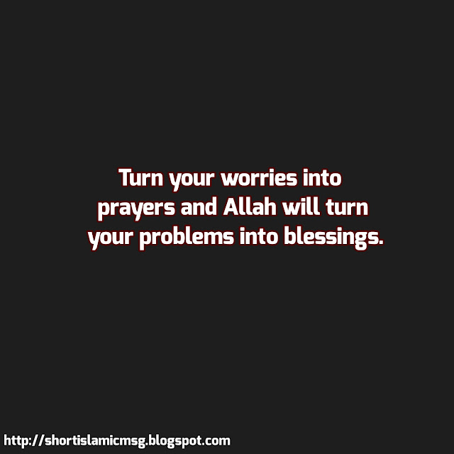 prayer worry and blessing