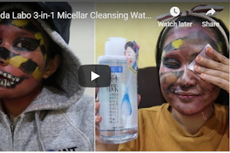 Tonton Video : Hada Labo 3-in-1 Micellar Cleansing Water removed my SFX Makeup !