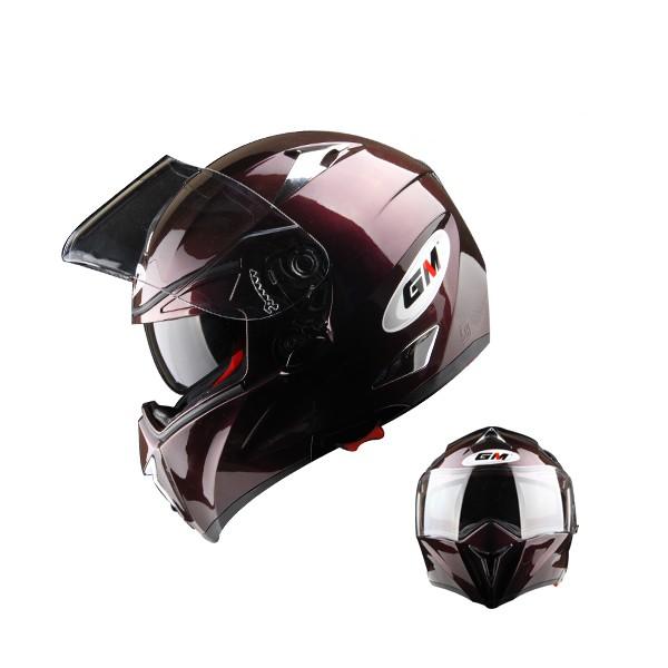 HELM GM: HELM GM FULL FACE AIRBORNE SOLID DOUBLE VISOR