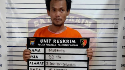 Ops Antik Toba, Cuma Pengedar Sabu Ketengan Ini Ditangkap Polsek Patumbak