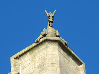 Grotesque on Woburn church