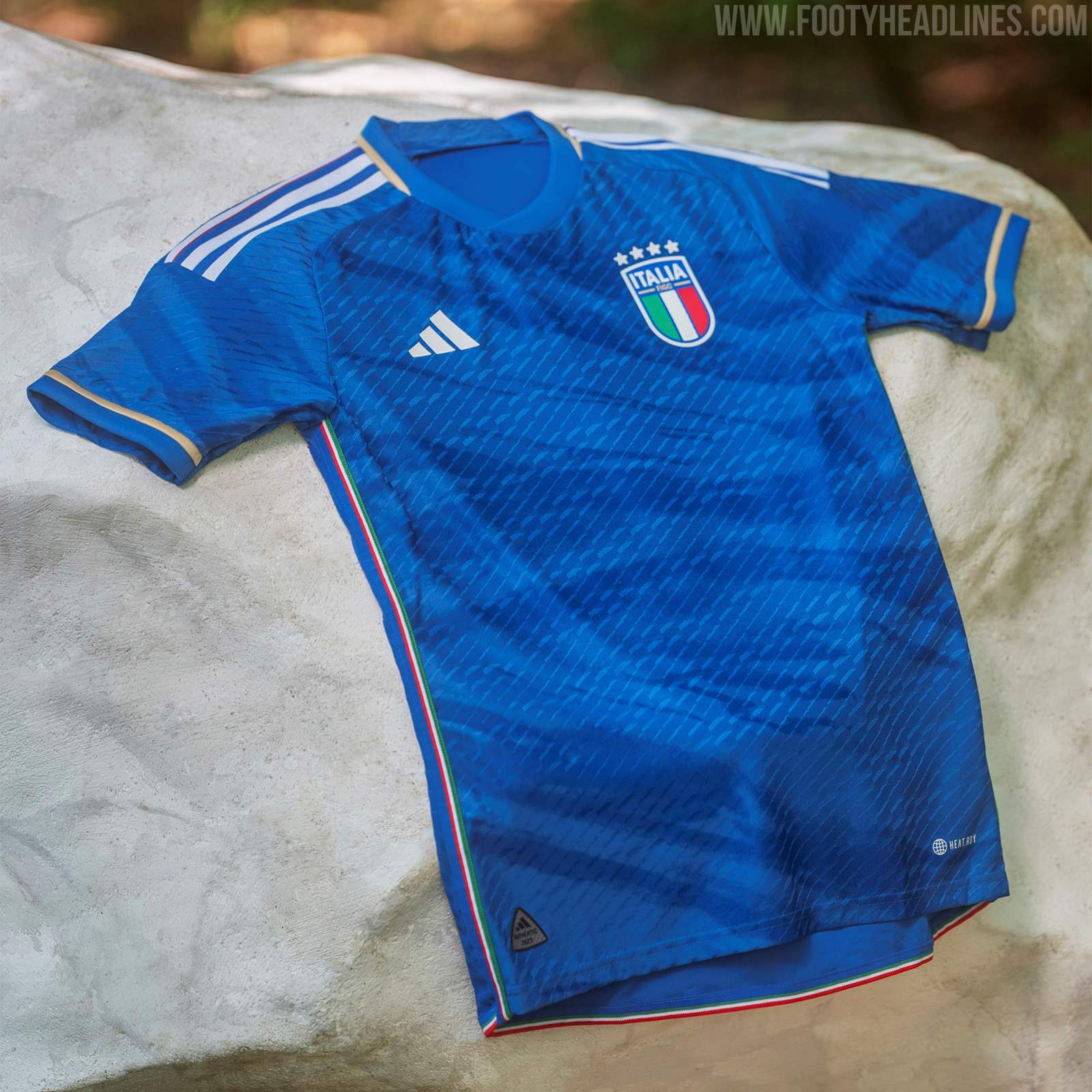 The new 2023 Italy away shirt is a marbled work of art