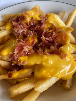 Cheesy fries with bacon on Princess Cruises