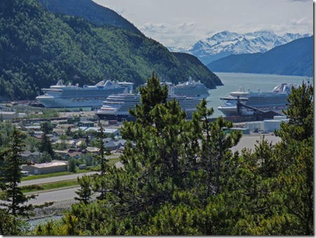 Skagway from Viewpoint on Dyea Road