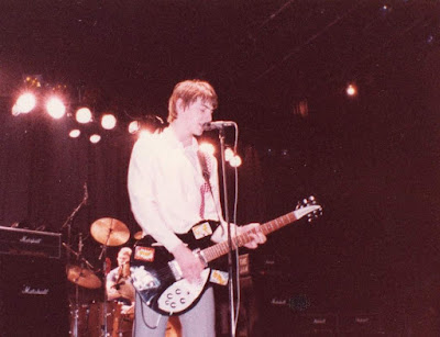 Paul Weller on stage at soundcheck, Edinburgh 1979