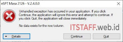eSPT PPh 21 Error No data exists for the row column - ITSTAFF.web.id