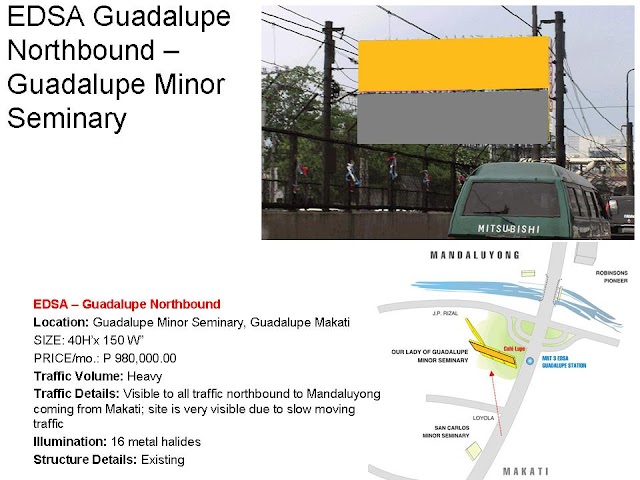 Available Site : EDSA Guadalupe Northbound