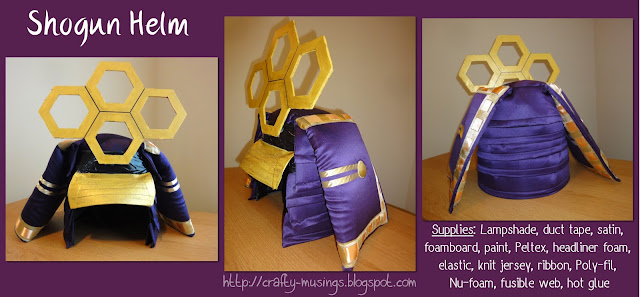 Purple Shogun helm collage