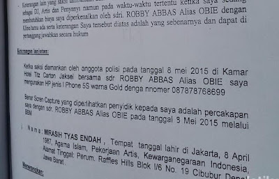 BAP Polisi Bocor, Tyas Mirasih Terbukti ‘Jualan’ di Prostitusi Artis