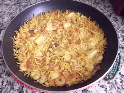 Paella de fideos