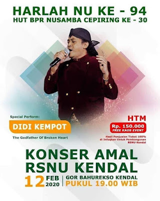 Konser Didi Kempot Kendal Gor Bahurekso