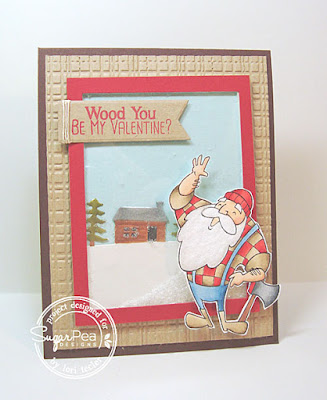 Wood You Be My Valentine card-designed by Lori Tecler/Inking Aloud-stamps and dies from SugarPea Designs