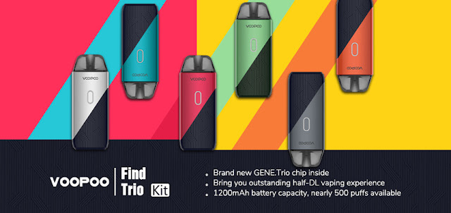 VOOPOO Find Trio Kit is fit for you! 