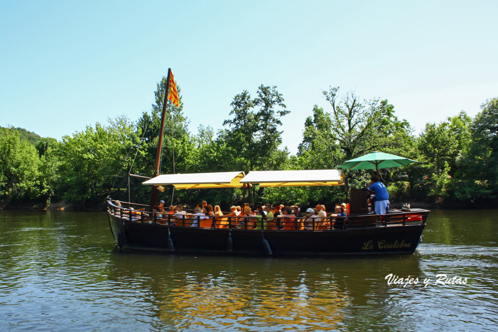 Paseo en gabarra por el Dordoña