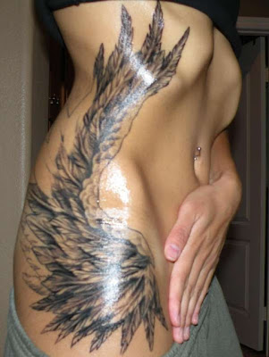 angel wings tattoo