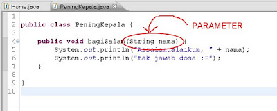 parameter java