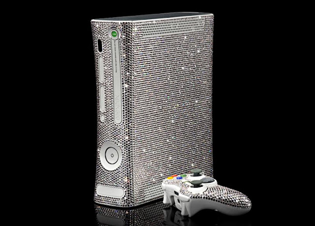 Swarovski Crystals Xbox 360 Mod by CrystalRoc