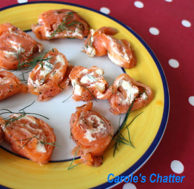 Carole's Chatter: Salmon Bites - Messy Finger Food