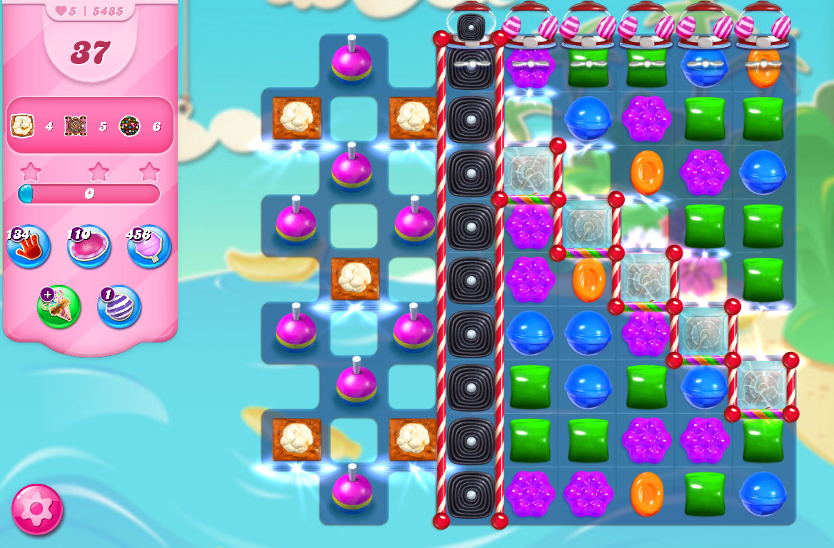 Candy Crush Saga level 5485