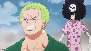 ワンピース アニメ 1104話 ゾロ ブルック ONE PIECE Episode 1104