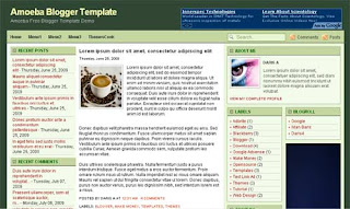 Amoebaneo Blogger Template